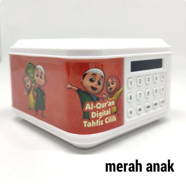 (BISA REQUEST NAMA.) SPEAKER ALQURAN ADVANCE TP600 16GB BLUETOOTH/UST.SOMAD-ADVANCE MERAH ANAK