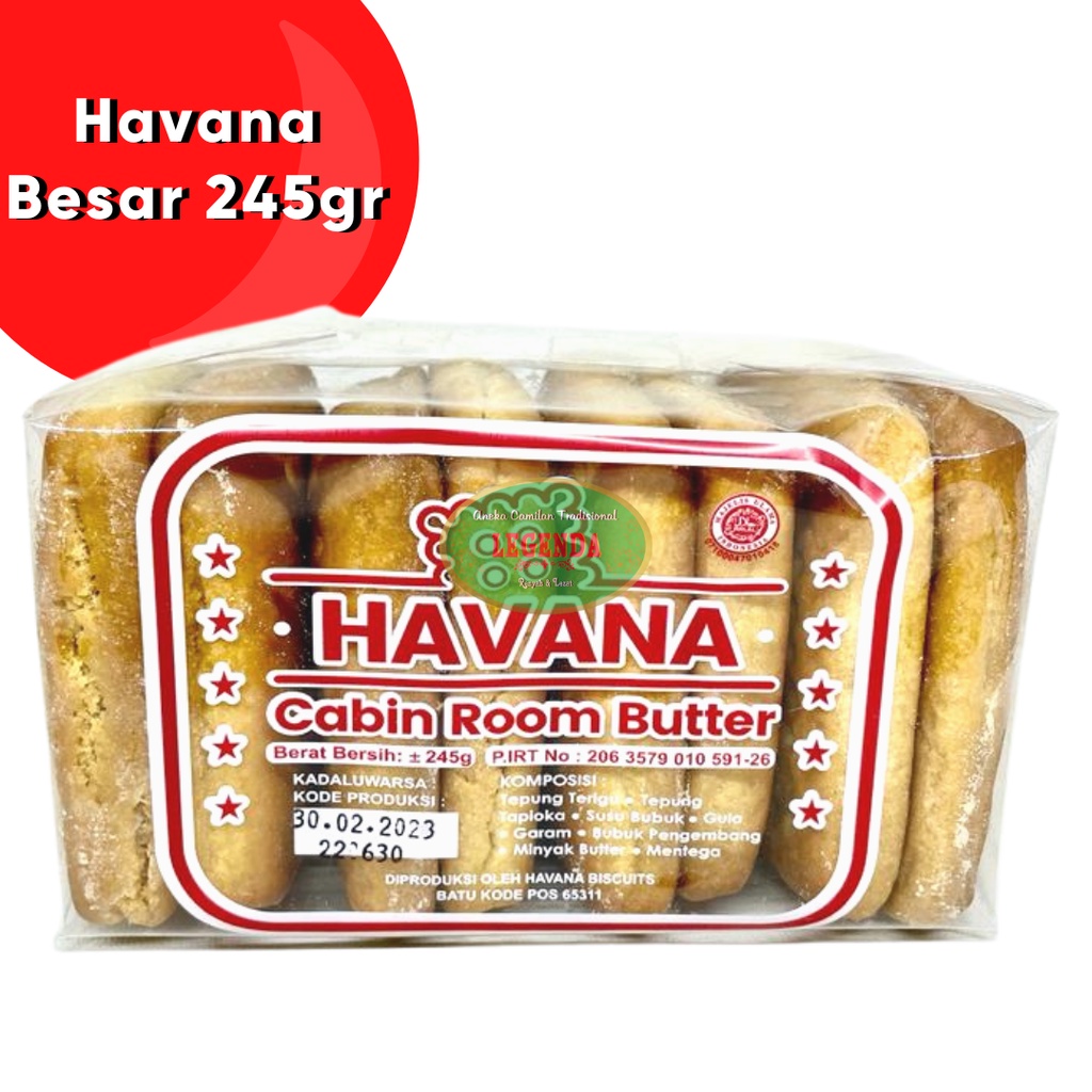 Biskuit Gabin Havana Besar 245 gram