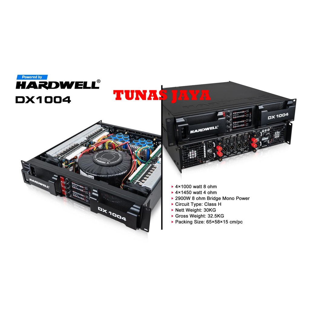 Power Amplifier Hardwell DX1004 - DX 1004 - DX-1004 Original