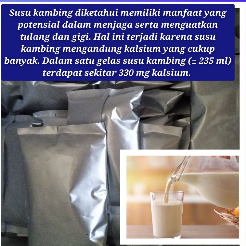 

Susu Kambing Etawa 200g aluminium foil polos