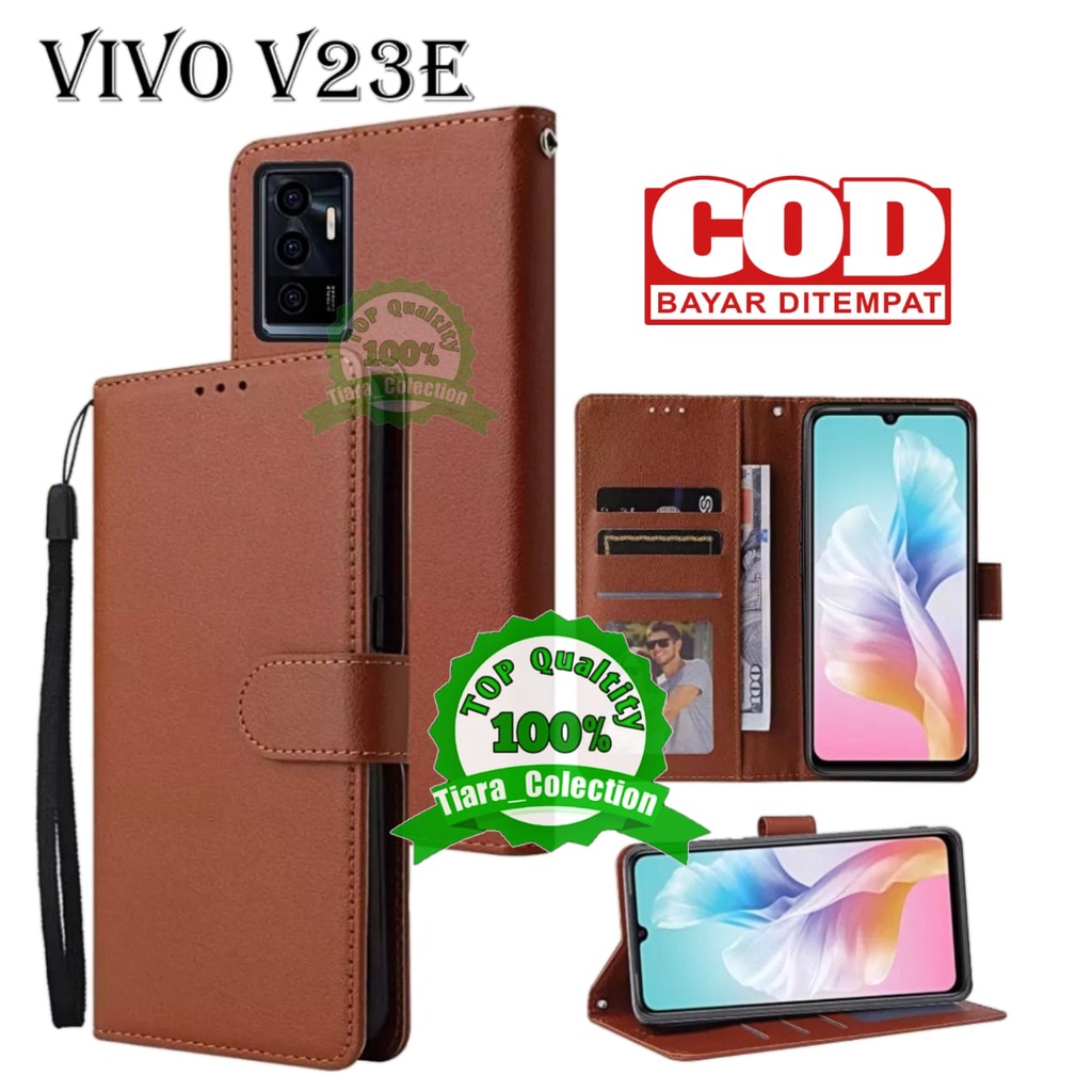 CASE FLIP VIVO V23E CASING HP / COVER HP UNTUK VIVO V23E LETAHER FLIP CASE DOMPET