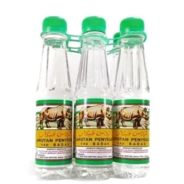 

Larutan Penyegar Cap Badak Botol Kecil 6x200ml