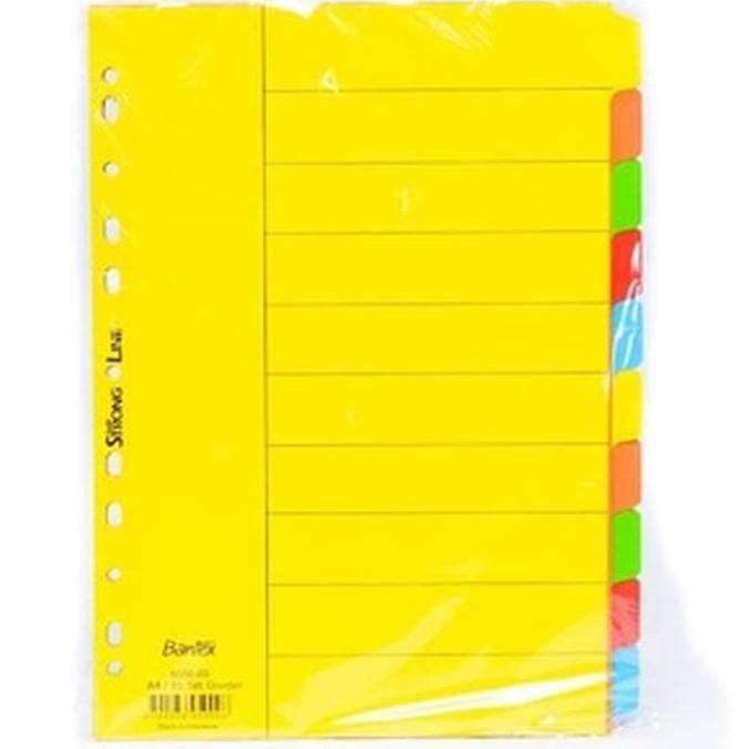 

BEST SELLER Divider/ Pembatas Kertas A4 Bantex 10 Warna - 6050 TERJAMIN