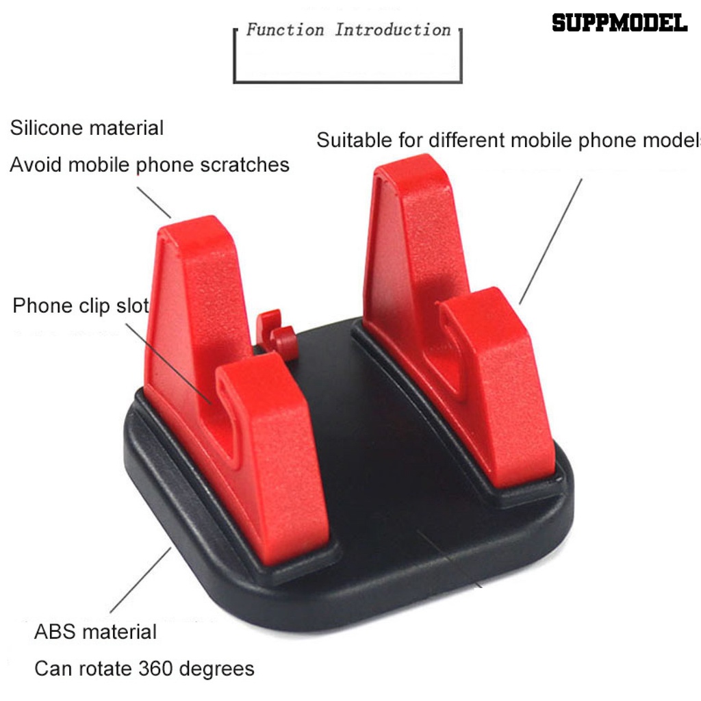 Sdl Stand Holder Handphone Bahan ABS Anti Gores Rotasi 360 Derajat Untuk Mobil