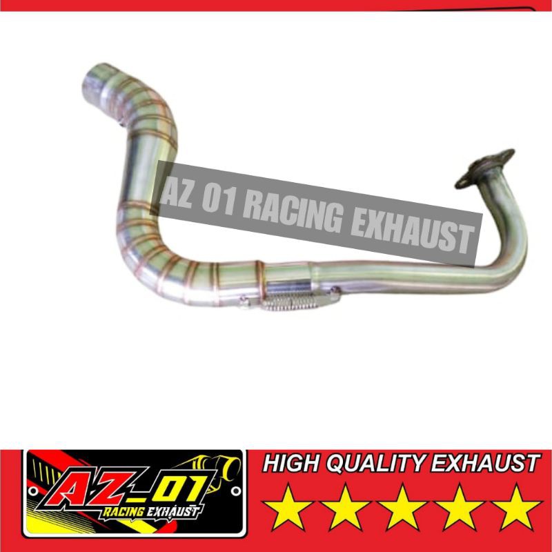Pipa leher knalpot beat fi karbu Scoopy fi Vario110 leher knalpot racing beat