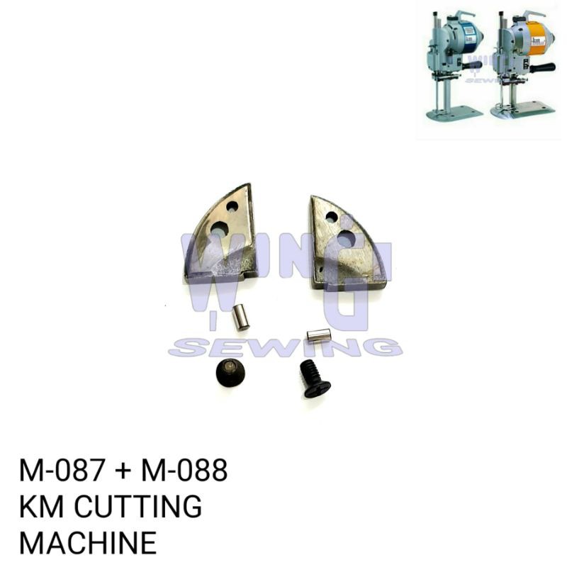 M087 M088 KM Penahan Plat Tatakan Mesin Potong Kain KM M-087 M-088