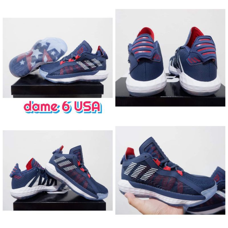 Sepatu Basket Adidas Dame 6 LOW USA