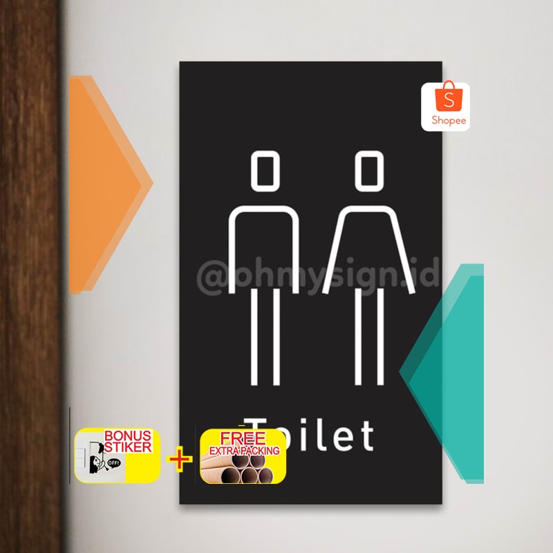 

Murah TOILET SIGN ACRYLIC | SIGN TOILET PRINTED Elegan