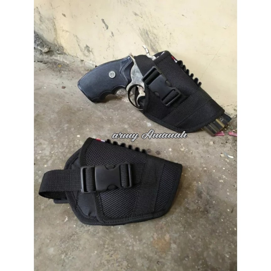 SARUNG PISTOL PINGGANG / HOLSTER/ PISTOL CASE/ SARUNG PISTOL REVOLVER/SARUNG PISTOL GLOCK/ AIRSOFT