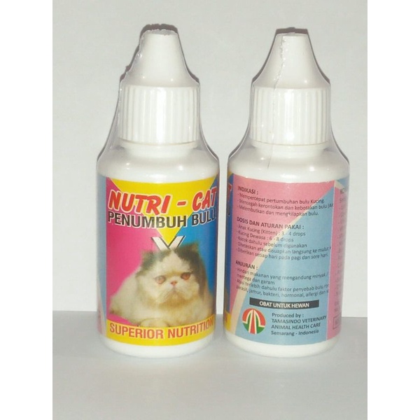 Nutricat-Obat Vitamin Penumbuh Bulu Kucing Cat kitten Nutricat