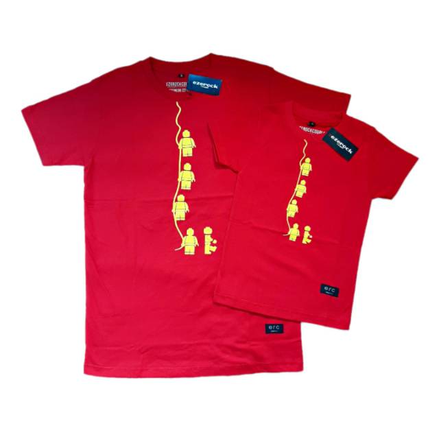 KAOS COUPLE KELUARGA / BAJU COUPLE / BAJU COUPLE KELUARGA / KAOS ANAK DEWASA "LEGO"