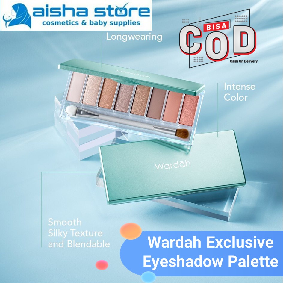 Wardah Exclusive Eyeshadow Palette 10g / Eyeshadow / Eye Shadow