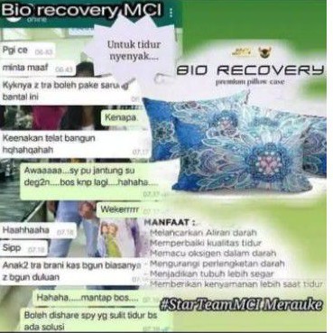 Sarung Bantal Bio Recovery Mci Shopee Indonesia