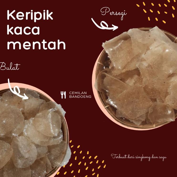 

⚡IMPORT⚡ keripik kaca mentah 250gr