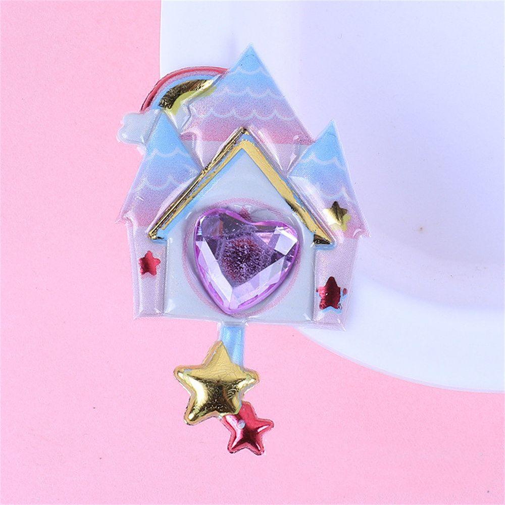 Mxbeauty Stiker 3D DIY Scrapbooking Tongkat Ajaib Untuk Gadis Album Decor DIY Decor Gemstone Stickers