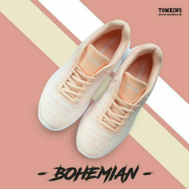  Sepatu  Tomkins  BOHEMIAN putih salem untuk wanita ukuran 36 