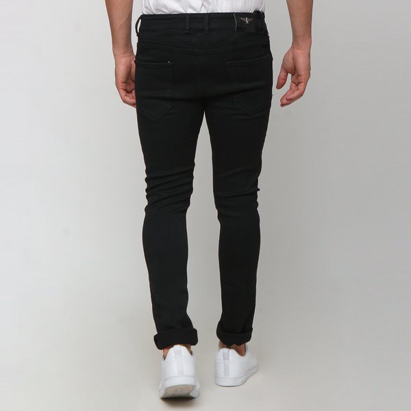 MURAH -       Boy London Celana Jeans Pria Original - Black Slim Fit