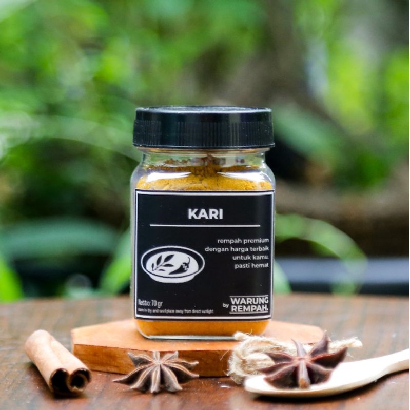 Olivoliv Snack Bubuk Kari Indian Curry Powder For Meat Chicken Martabak Telor Bumbu Kari Serbaguna