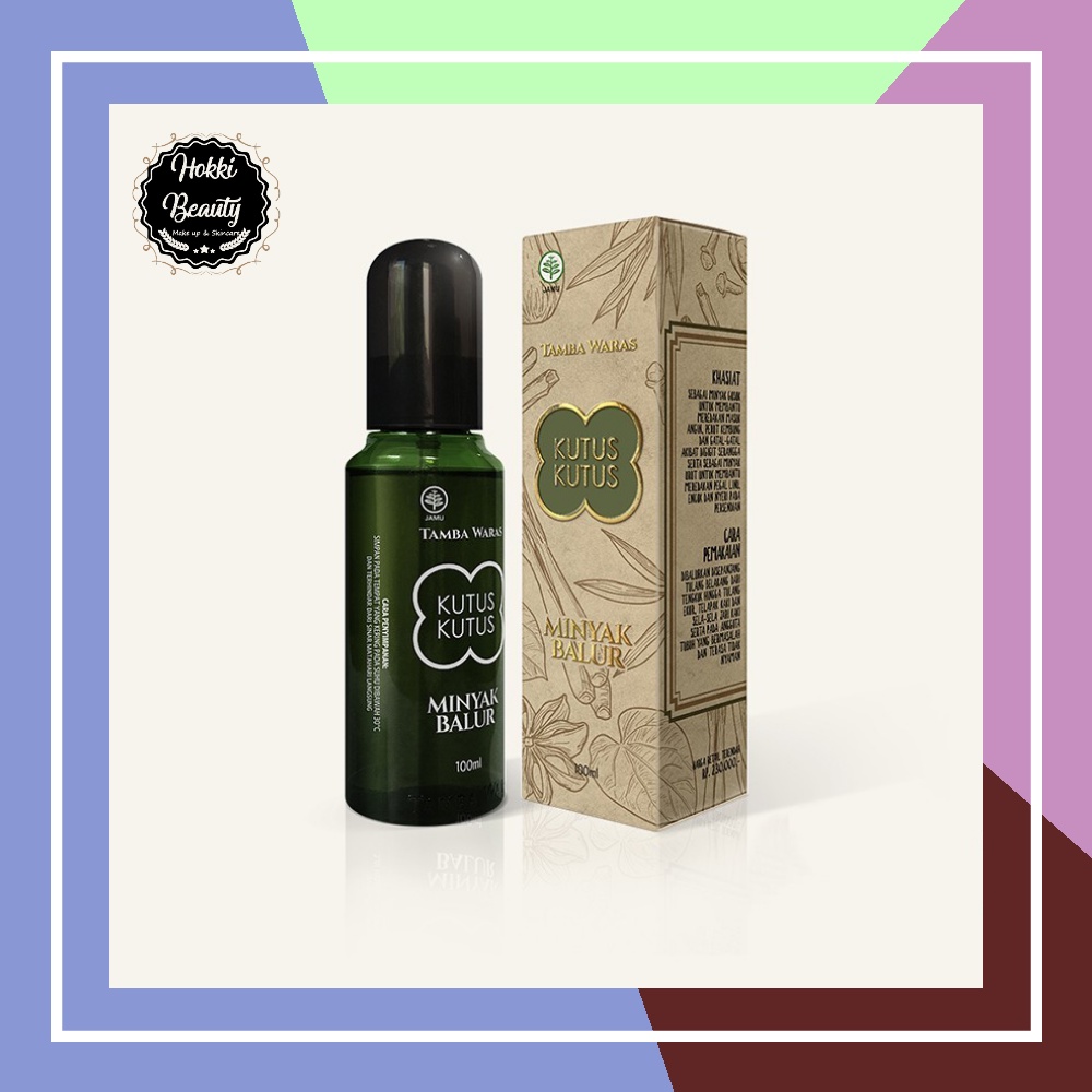 Minyak Kutus Kutus Herbal Organic - 100ml