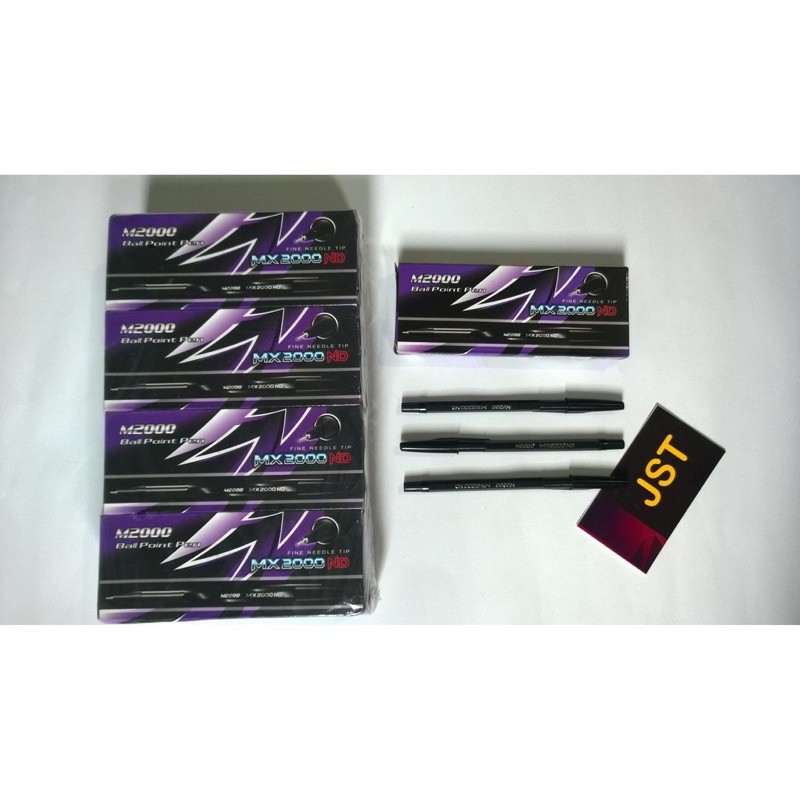 Pulpen M2000 / Ball Point Mx 2000 ND Warna Hitam