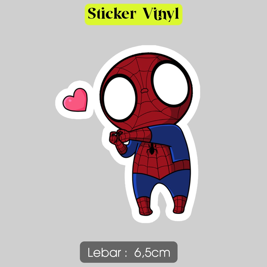 

Stiker Spidey Love Spiderman Peter Parker Sticker Vinyl Satuan Anti Air