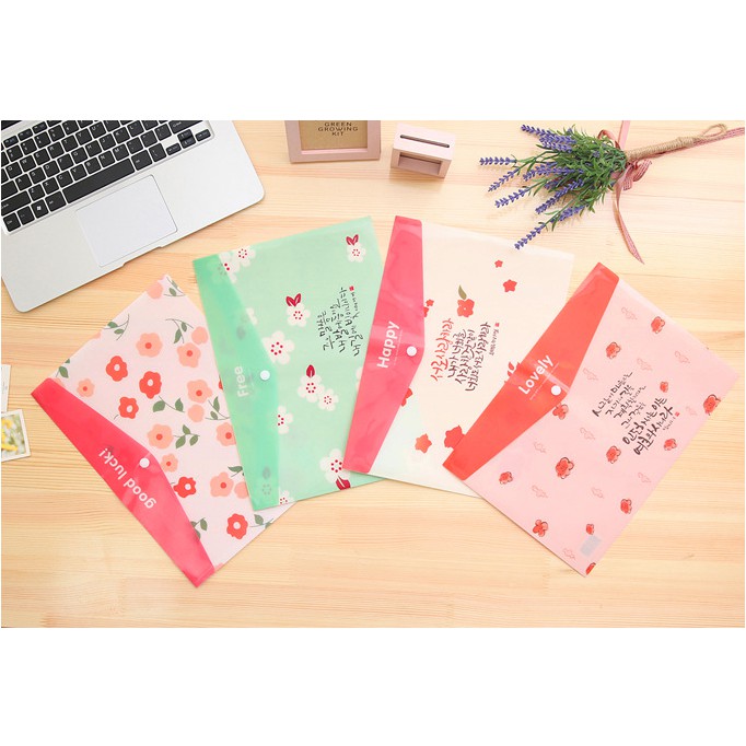 

Map Plastik A4 Bunga Korea