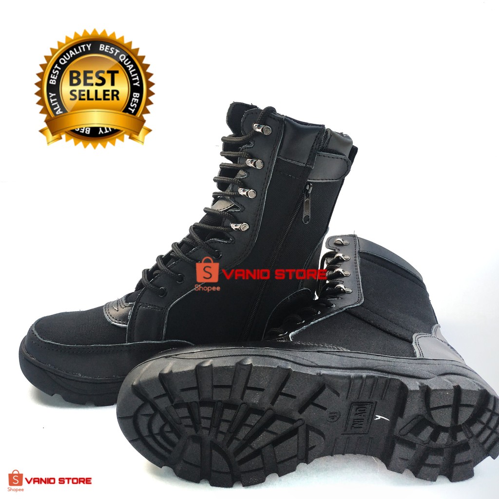 SEPATU PDL TNI POLRI MODEL WEBA