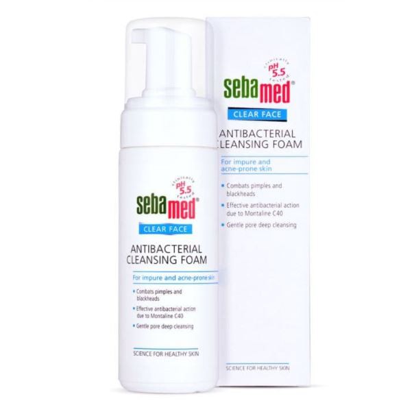 ☘️Yuri Kosmetik☘️ Sebamed Clear Face Antibacterial Cleansing Foam 150ml