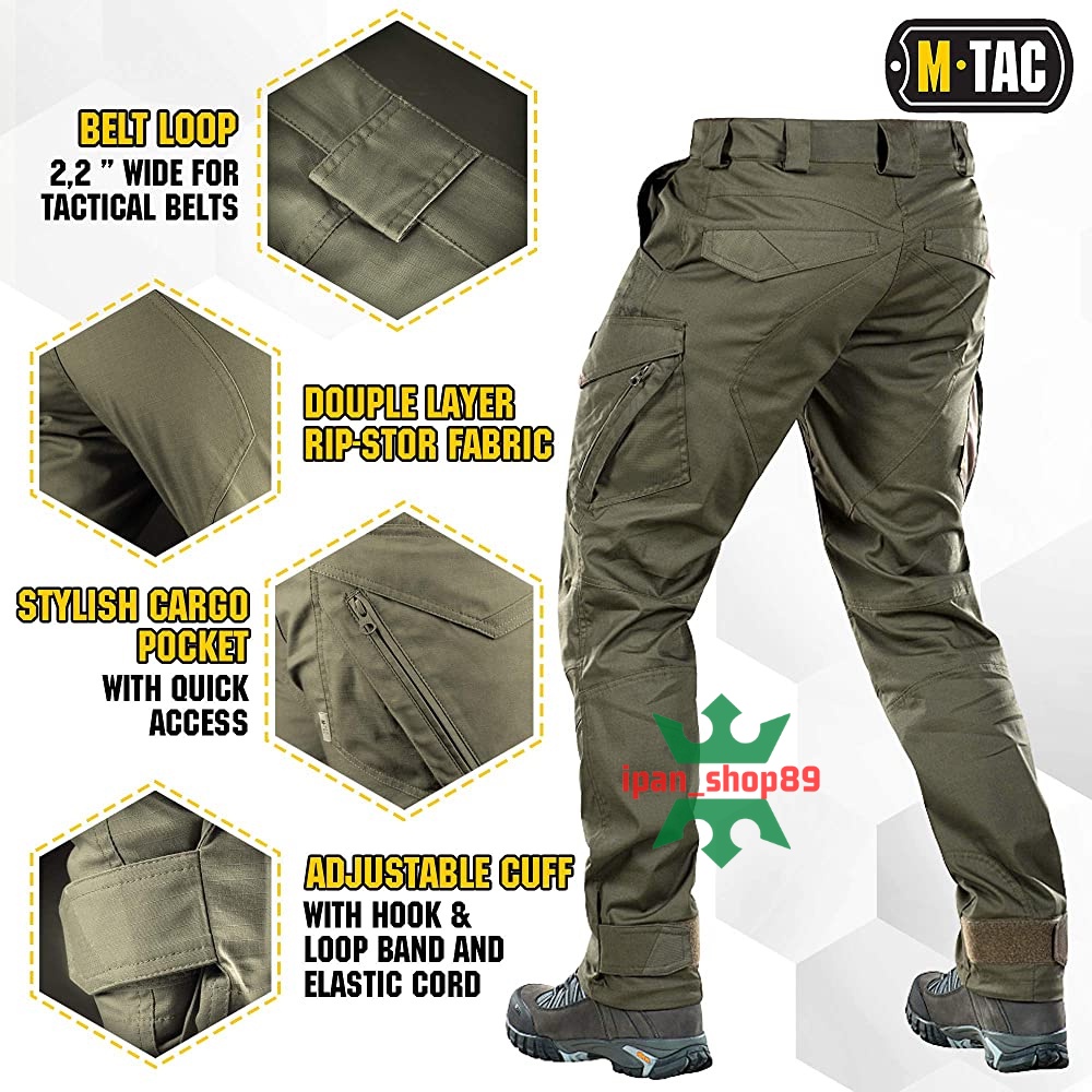 CELANA TACTICAL MTAC HIJAU ARMY / CELANA OUTDOOR PANJANG MTAC