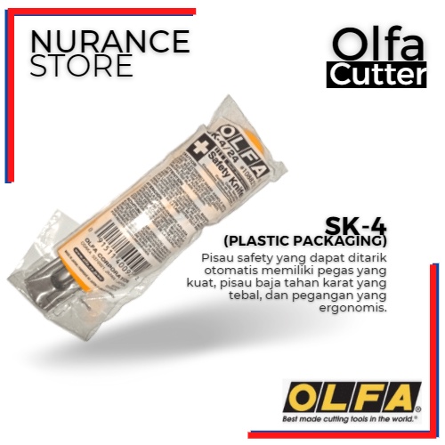 

CUTTER OLFA SK-4 (PLASTIC PACKAGING)