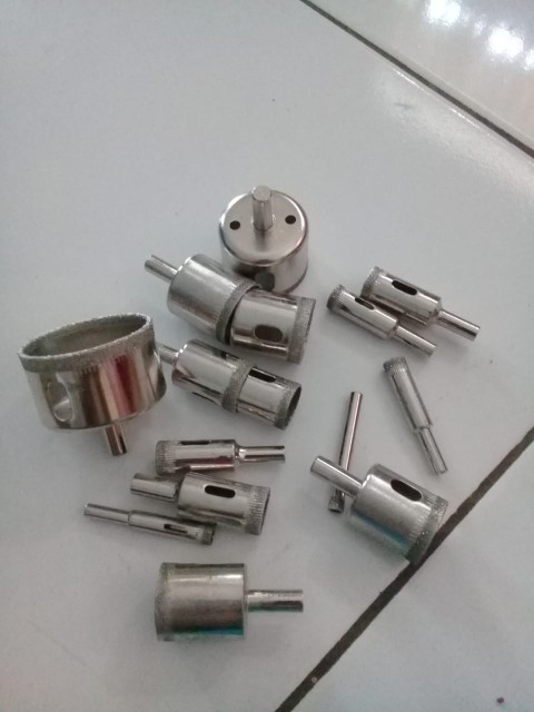 Set Mata Bor Kaca Keramik Granit Marmer Batu Porselen Diamond Hss