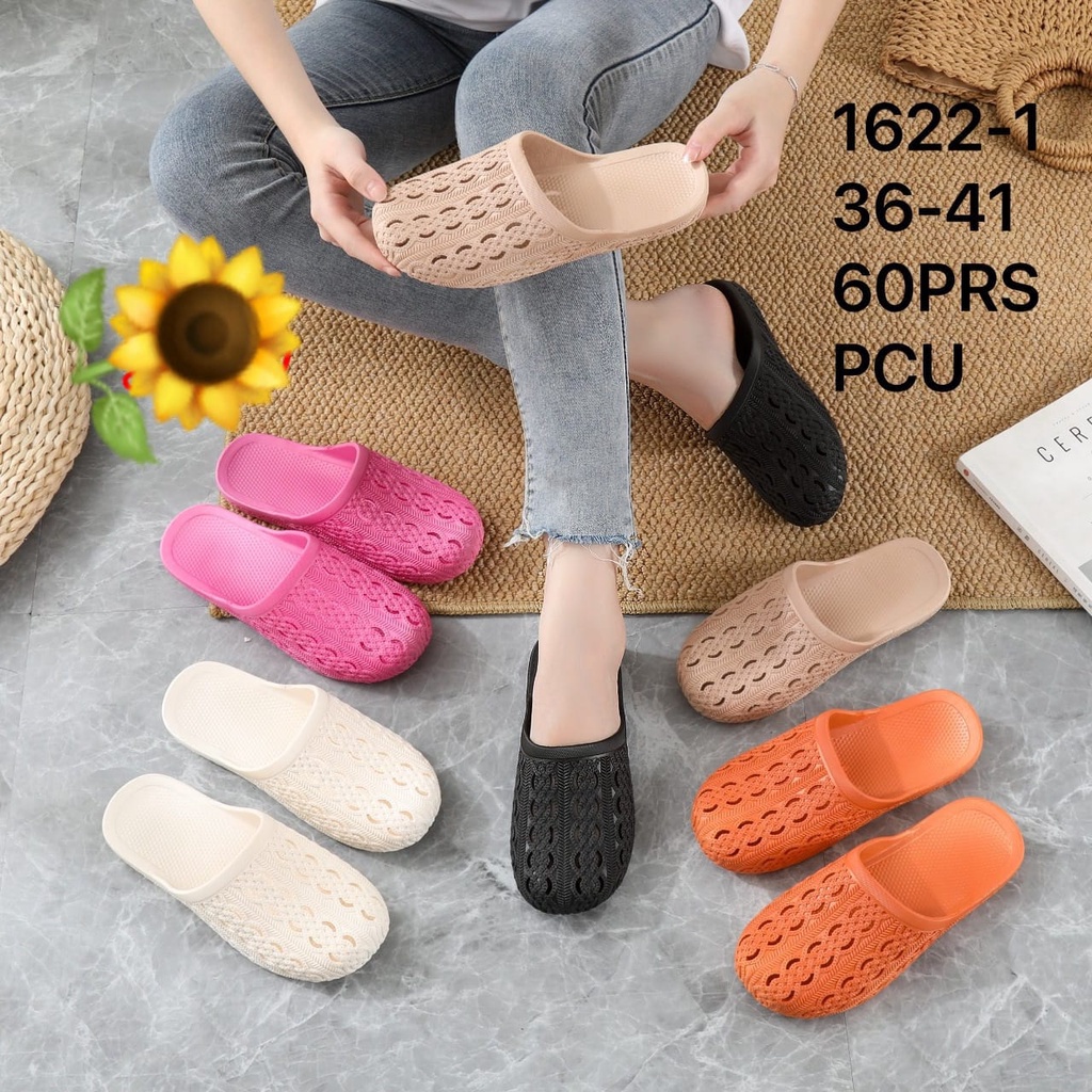 Sandal Karet Jelly Wedges Wanita import Model Terbaru Original Kekinian by AGUNG STYLE Balance 1622-1