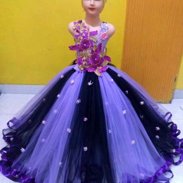TUTU mutiara Baju Pesta Anak
