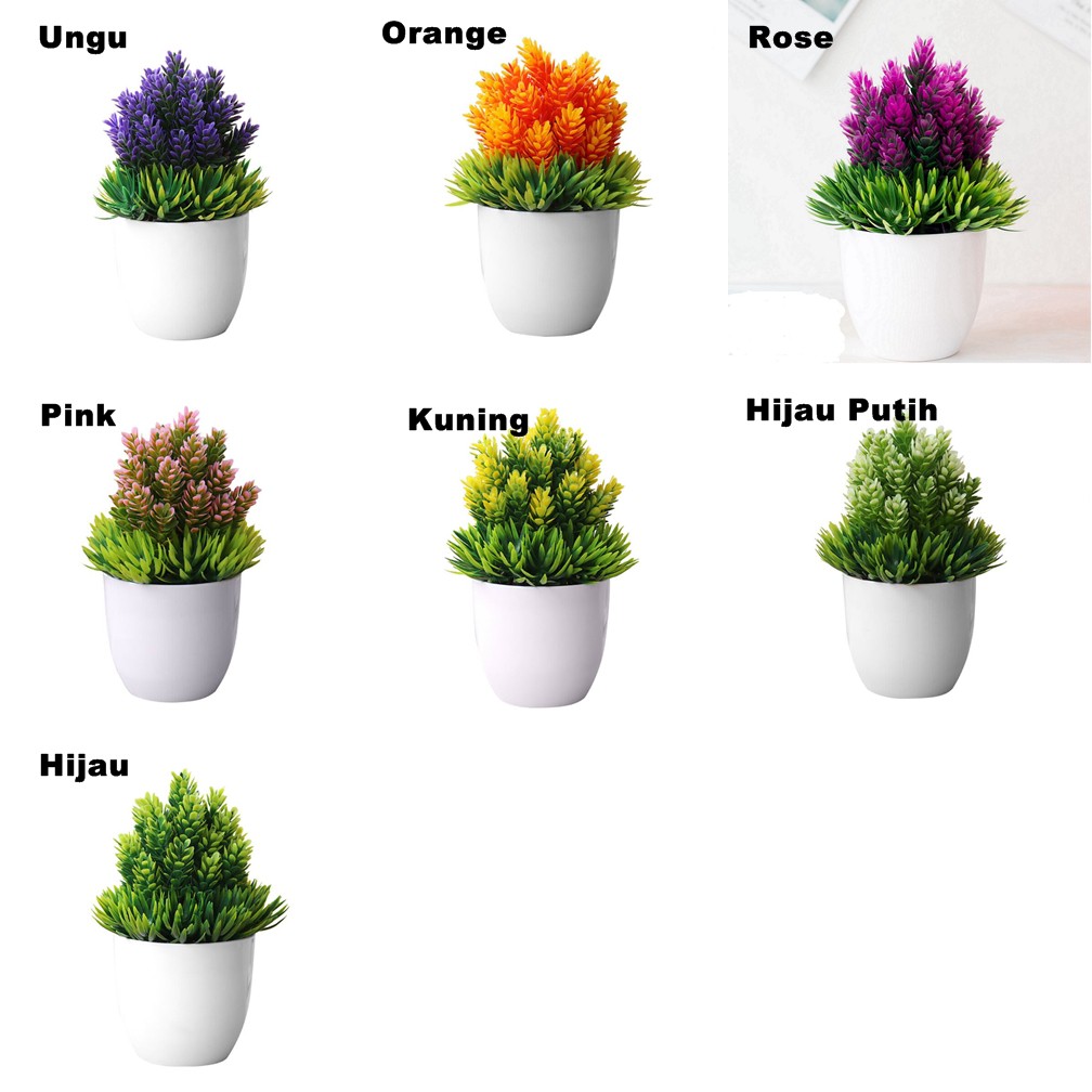 Satu7an PBP01 - 4 - POT TANAMAN BUNGA PLASTIK DEKORASI RUMAH TANAMAN HIAS TREND MURAH IMPORT COD-2