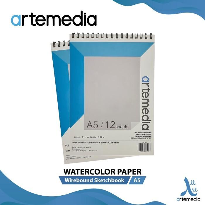 

Lora | Artemedia Book Water Color Paper A5 12 Sheets