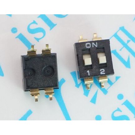 2 bit patch toggle switch 2.54mm pitch DIP switch code switch SMD 4p