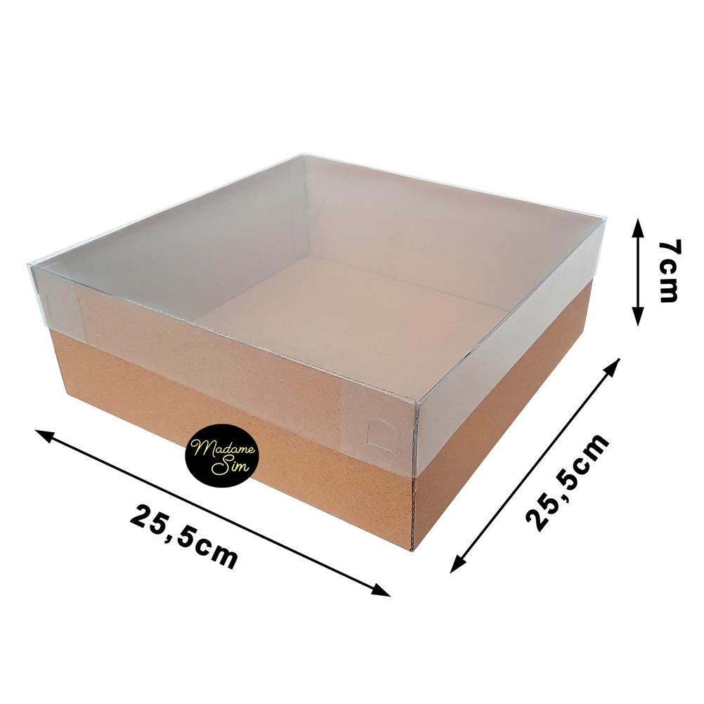 

Box Mika - Dus Kue - Kotak - Kardus 25 X 25 X 7 Cm (Isi : 10 Pcs)