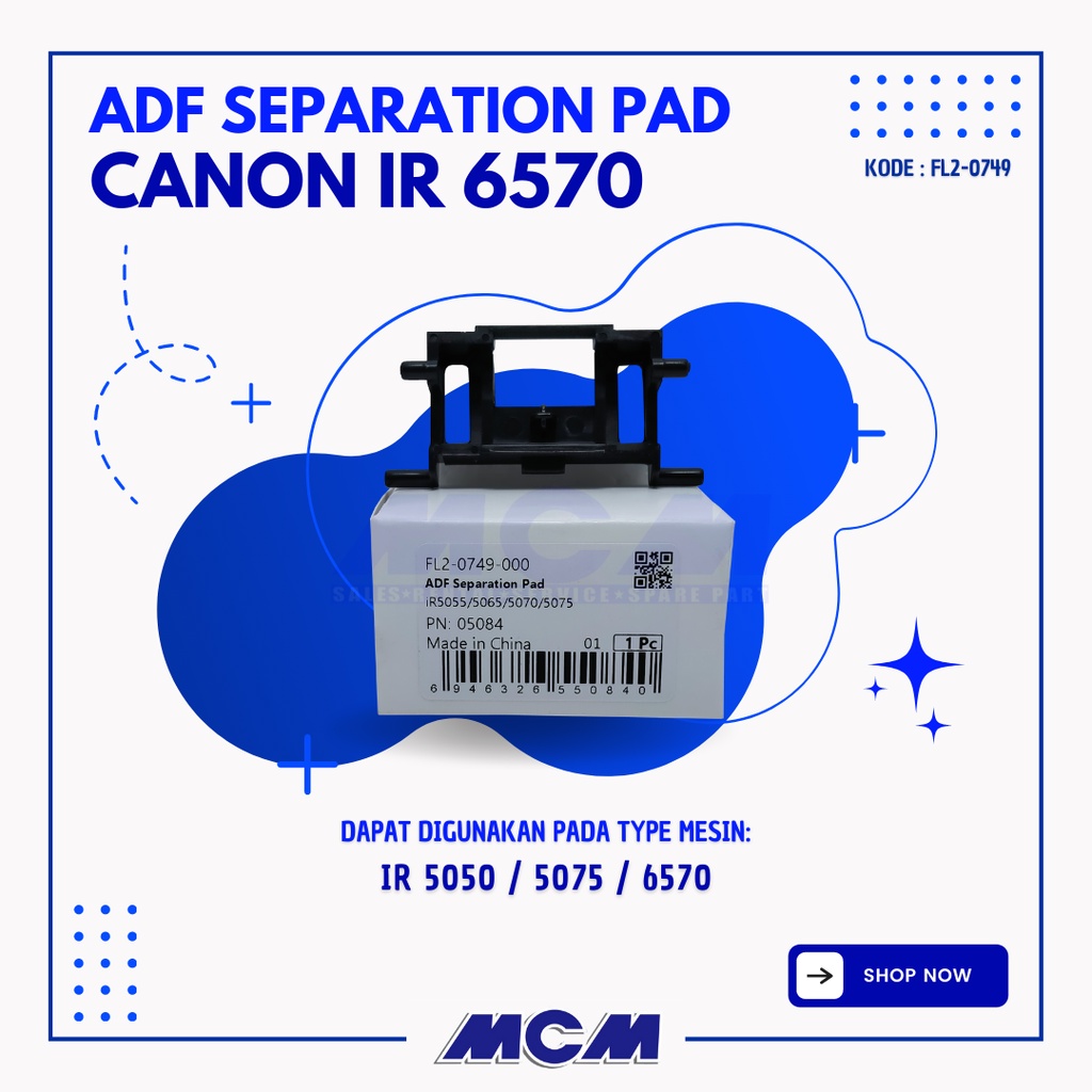 ADF SEPARATION PAD CANON IR 6570 5075 5050