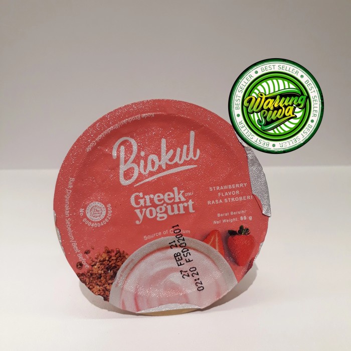 

biokul greek yogurt strawberry 80 gr