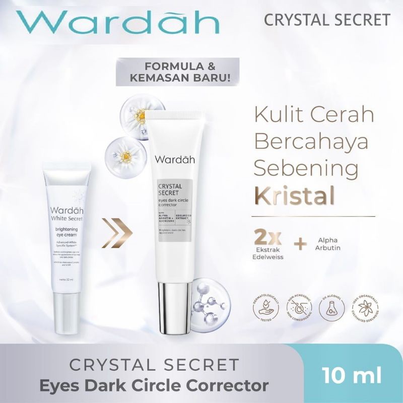 Wardah Crystal Secret Eyes Dark Circle Corrector 10ML