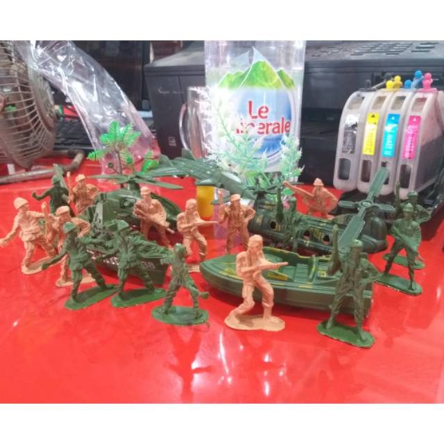 Tentara Set Mainan Army Miniatur Tentara