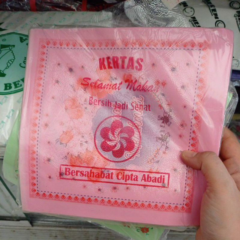 KERTAS SELAMAT MAKAN PENUTUP MAKAN DOS KARDUS MAKAN