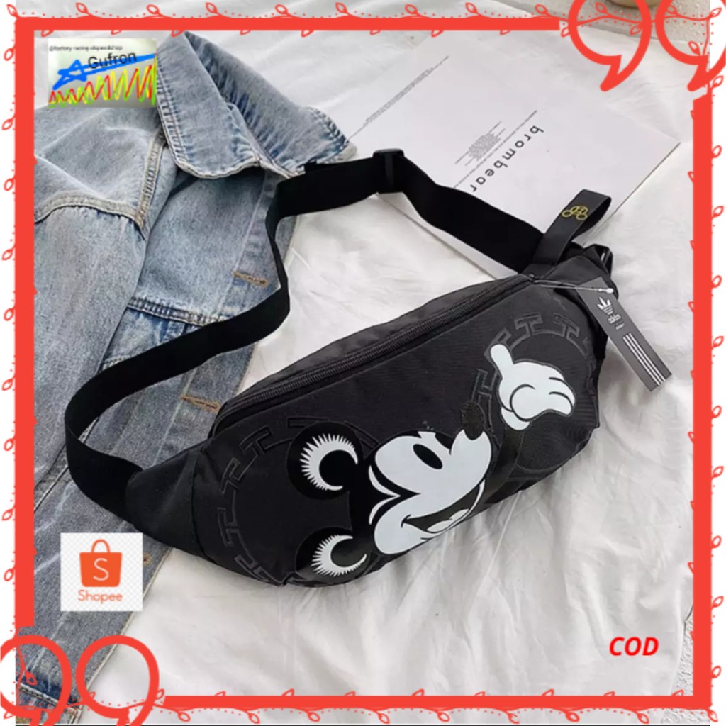 waistbag MICKEY NEO Tas waistbag cewek cowok tas waistbag kekinian