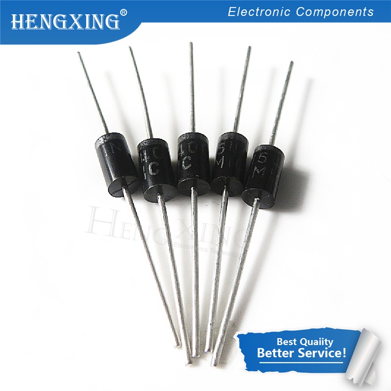200pcs Dioda Penyearah 1N5408 1N5404 1N5401 1N5822 1N5818 UF5408 UF5402 6A10 DO-27