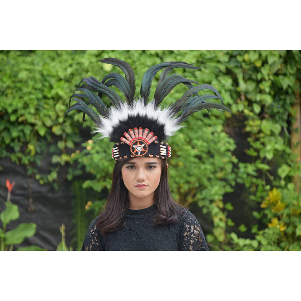 TOPI INDIAN - INDIAN HEADBAND BANDO TULANG