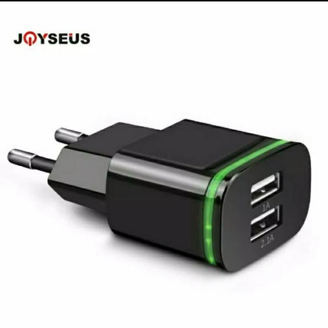 Charger Adapter JOYSEUS T2 w port USB charger 2.1Amp For SmartPhone