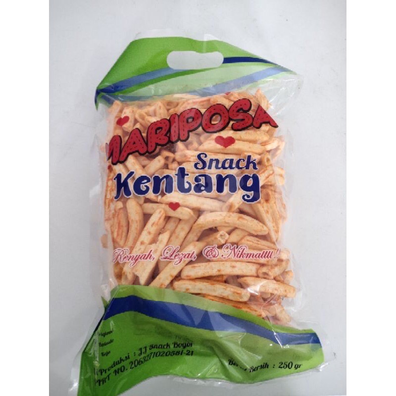 

READY |Snack kentang Mariposa 250 gr