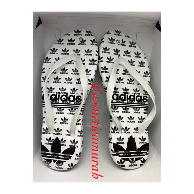 [ putih ] LENGKAP NOMOR // adidas putih sendal jepit murah // sendal jepit adidas murah putih