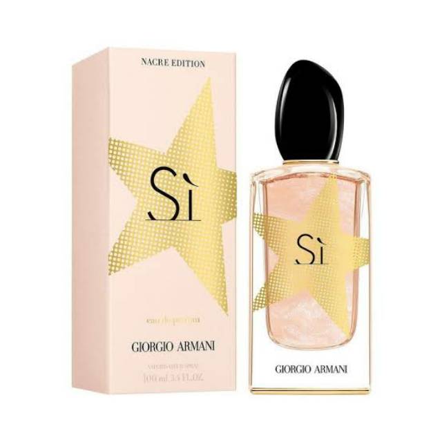 si perfume with glitter