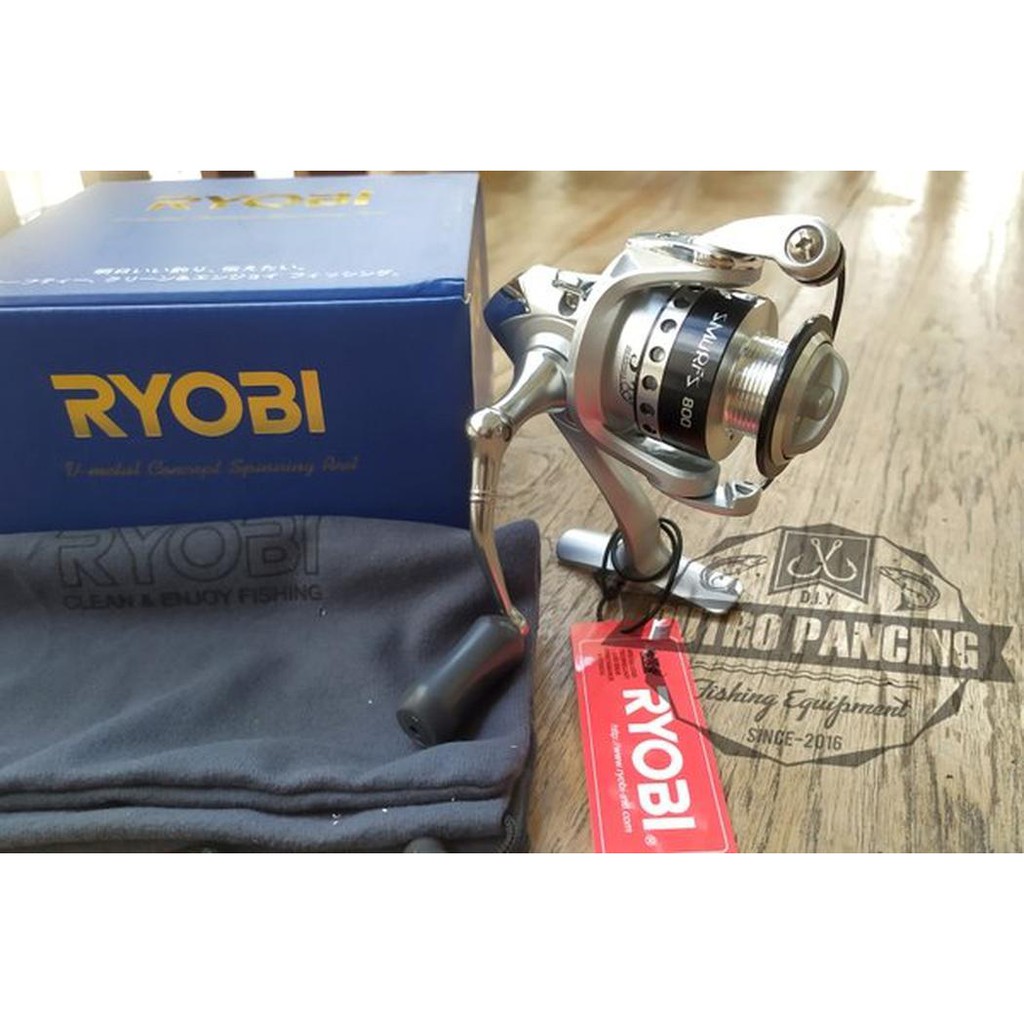 Promo Reel Ryobi Smurf 800 XS Ultralight Power handle accessories Berkualitas